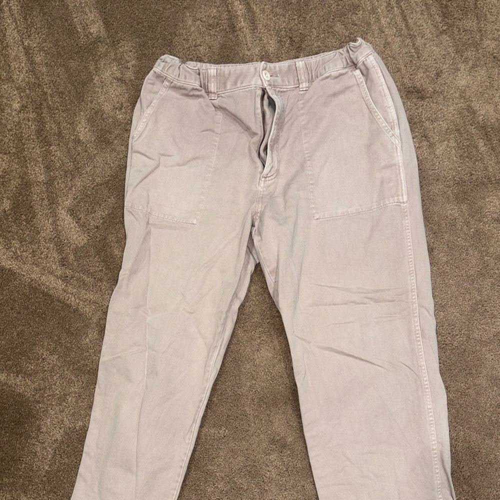 Madewell Light Gray/khaki Casual Pants